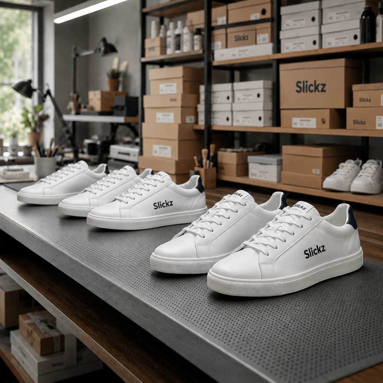Slickz Werkstatt: Sneaker werden in Manufakturqualität gefertigt